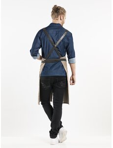 Chaud Devant Schort | Forene Cross Mud Denim | Zand | W75 - L90 cm
