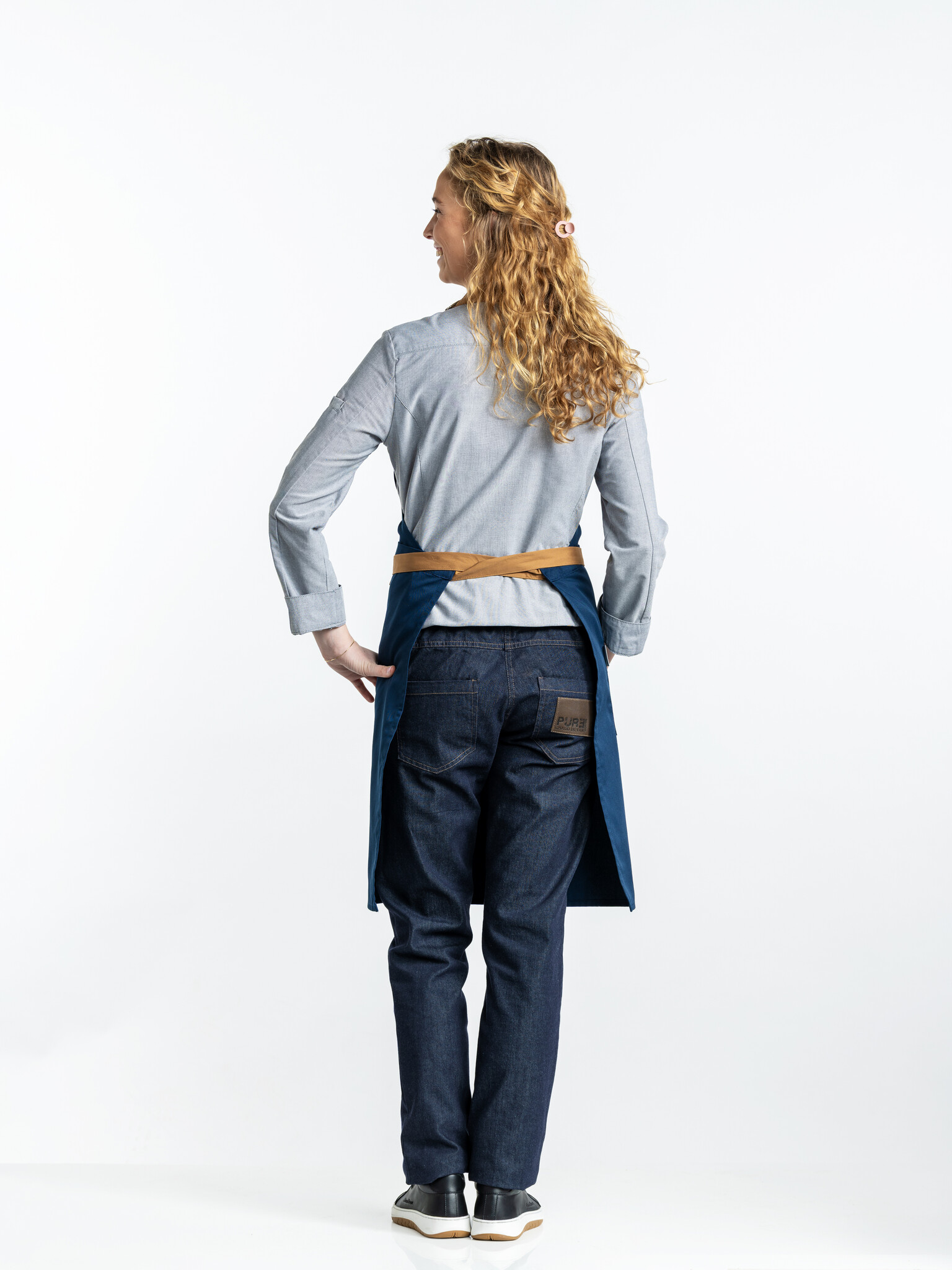 Chaud Devant Schort | 2-Way Navy | Blauw | W70 - L85 cm, foto 5 van 6