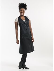 Chaud Devant Schort | Barista Black Denim | Zwart | One Size
