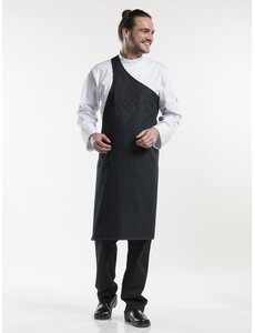 Chaud Devant Schort | Butcher Black Denim | Zwart | W90 - L100 cm