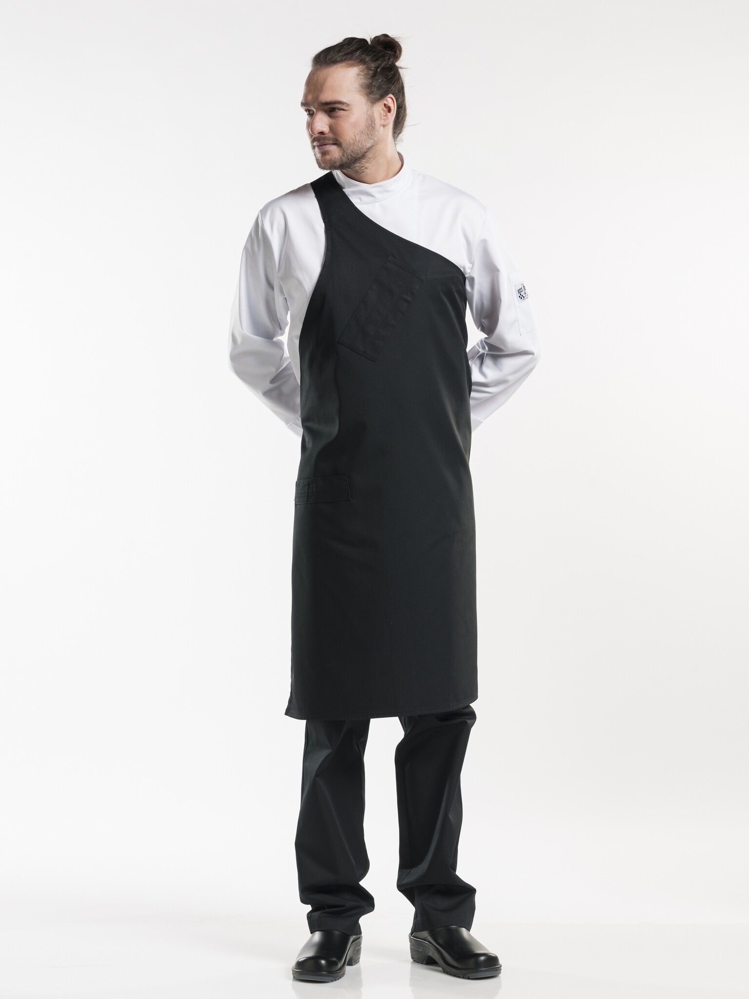Chaud Devant Schort | Butcher Black | Zwart | W90 - L100 cm, foto 2 van 2