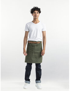Chaud Devant Sloof | Forene Green Denim | Groen | W70 - L50 cm