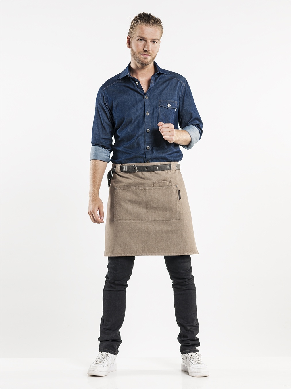 Chaud Devant Sloof | Forene Mud Denim | Zand | W70 - L50 cm, foto 3 van 4