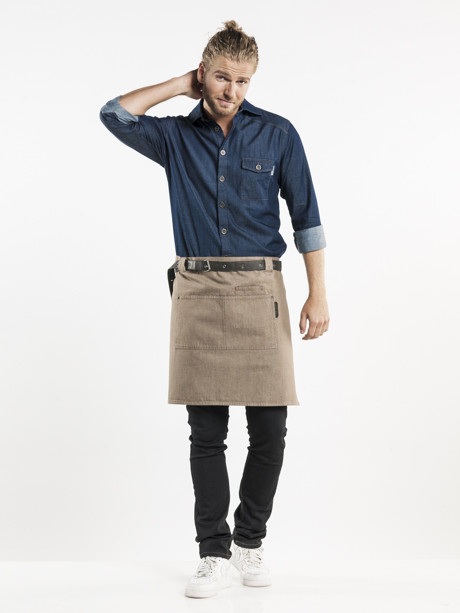 Chaud Devant Sloof | Forene Mud Denim | Zand | W70 - L50 cm, foto 4 van 4