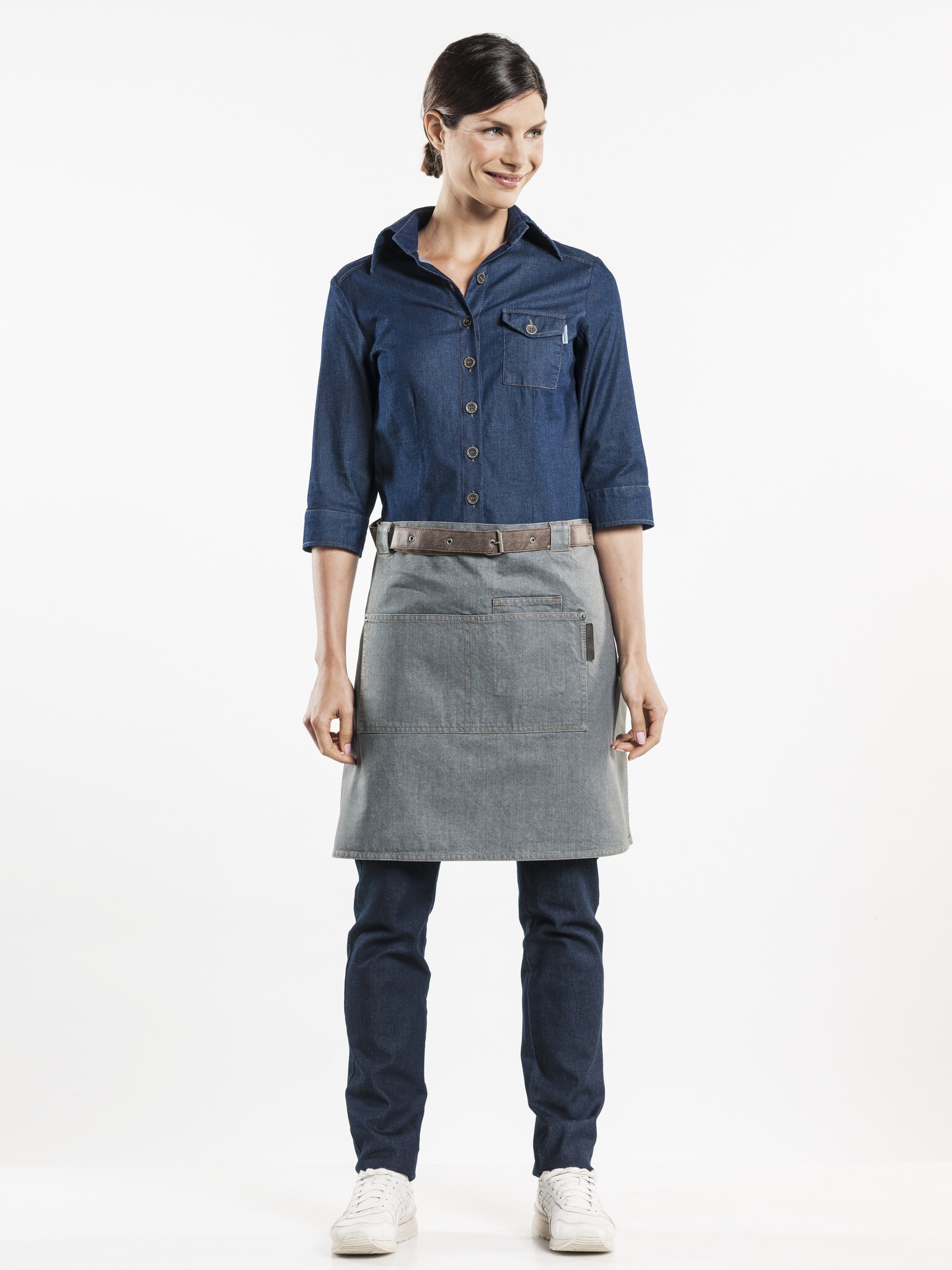 Chaud Devant Sloof | Forene Grey Denim | Grijs | W70 - L50 cm