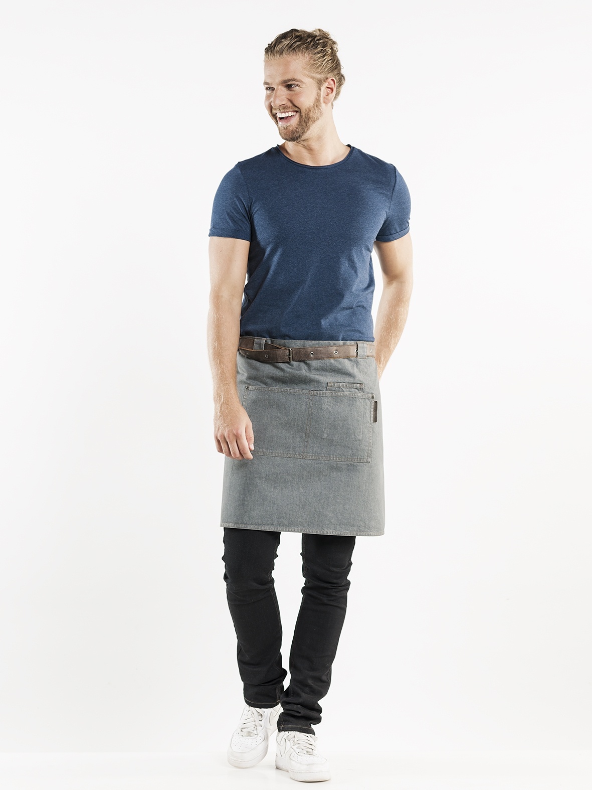 Chaud Devant Sloof | Forene Grey Denim | Grijs | W70 - L50 cm, foto 3 van 4