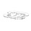 Hendi Lekrooster voor GN containers COOL | HENDI | COOL | GN 1/6 | Transparant