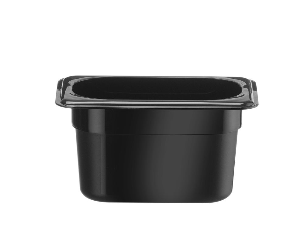 Hendi Gastronormbak polypropyleen GN 1/9 | HENDI | Kitchen Line | 0,8L | (H)100mm | Zwart