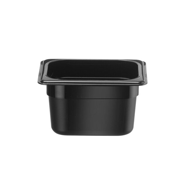 Hendi Gastronormbak polypropyleen GN 1/6 | HENDI | Kitchen Line | 1,4L | (H)100mm | Zwart