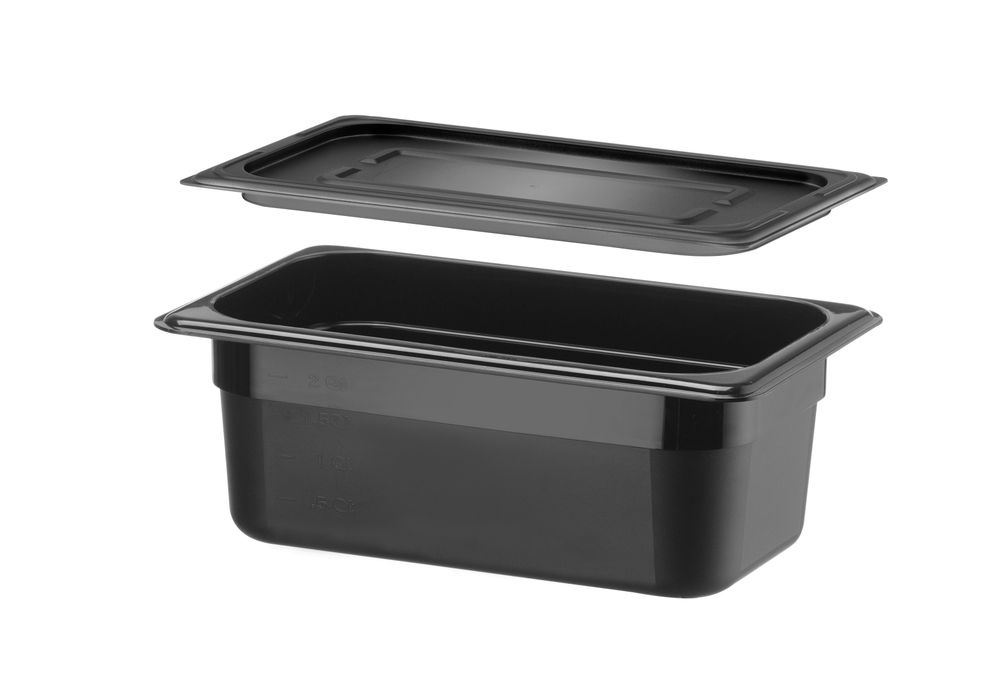 Hendi Deksel voor GN containers | HENDI | Kitchen Line | GN 1/3 | Zwart, foto 2 van 2