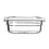 Hendi Gastronormbak tritan GN 1/9 | HENDI | COOL | 0,6L | (H)65mm | Transparant