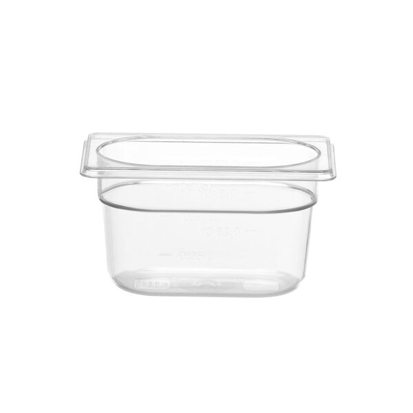 Hendi Gastronormbak tritan GN 1/9 | HENDI | COOL | 0,9L | (H)100mm | Transparant