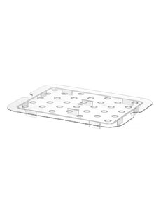Hendi Lekrooster voor GN containers COOL | HENDI | COOL | GN 1/2 | Transparant