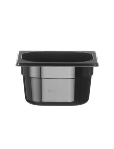 Hendi Gastronormbak SAN GN 1/6 | HENDI | COOL | 1,6L | (H)100mm | Zwart