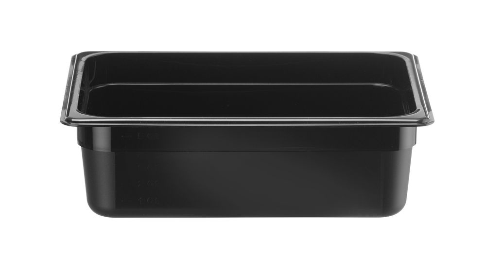 Hendi Gastronormbak polypropyleen GN 1/2 | HENDI | Kitchen Line | 5,7L | (H)100mm | Zwart