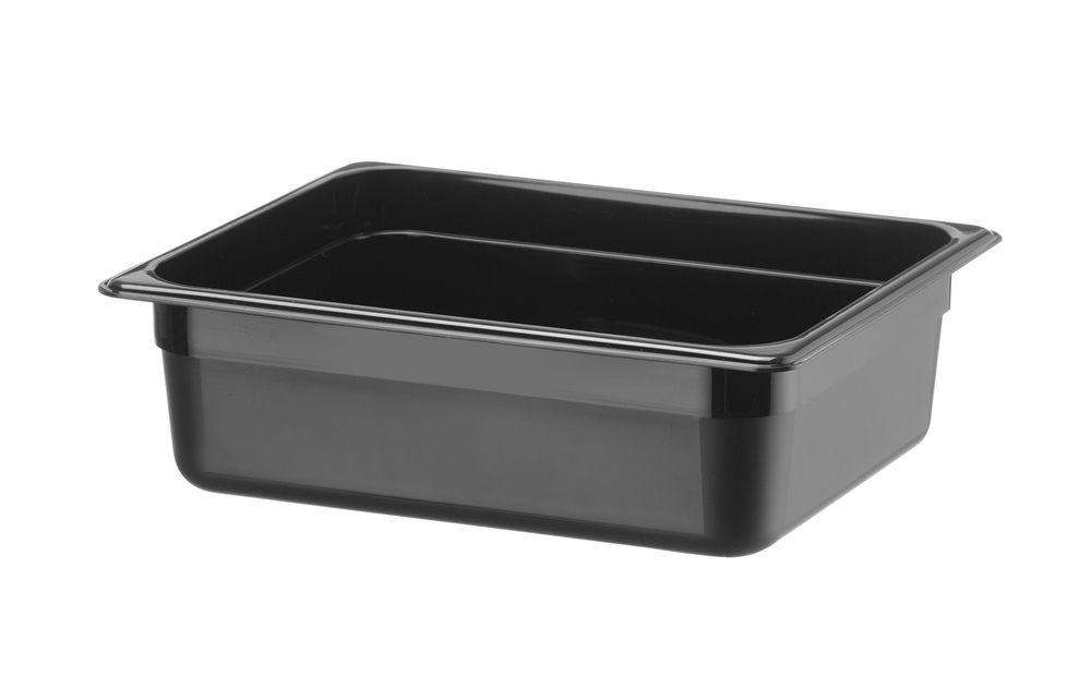 Hendi Gastronormbak polypropyleen GN 1/2 | HENDI | Kitchen Line | 5,7L | (H)100mm | Zwart, foto 2 van 2