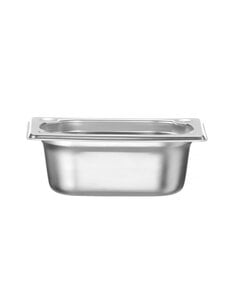Hendi Gastronormbak RVS GN 1/9 | HENDI | Profi Line PLUS | 0,6L | (H)65mm | Zilver