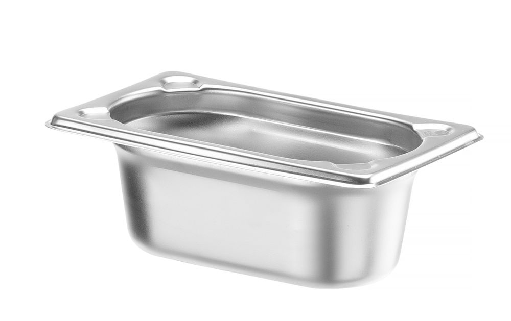 Hendi Gastronormbak RVS GN 1/9 | HENDI | Profi Line PLUS | 0,6L | (H)65mm | Zilver, foto 2 van 2