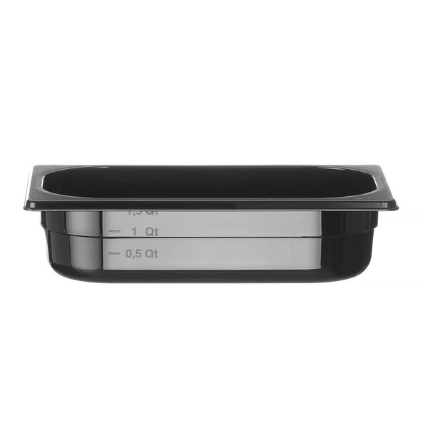 Hendi Gastronormbak tritan GN 1/4 | HENDI | COOL | 1,7L | (H)65mm | Zwart