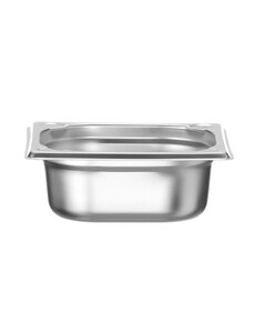 Hendi Gastronormbak RVS GN 1/6 | HENDI | Profi Line PLUS | 1L | (H)65mm | Zilver