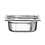 Hendi Gastronormbak RVS GN 1/6 | HENDI | Profi Line PLUS | 1L | (H)65mm | Zilver