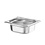 Hendi Gastronormbak RVS GN 1/6 | HENDI | Profi Line PLUS | 1L | (H)65mm | Zilver