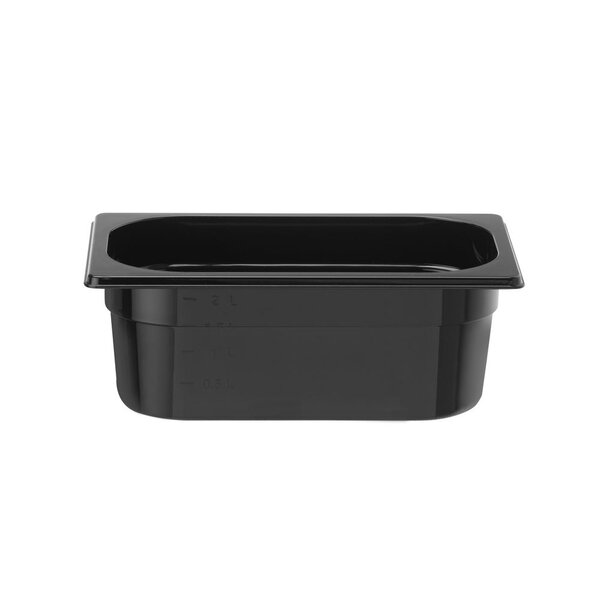 Hendi Gastronormbak tritan GN 1/4 | HENDI | COOL | 2,6L | (H)100mm | Zwart