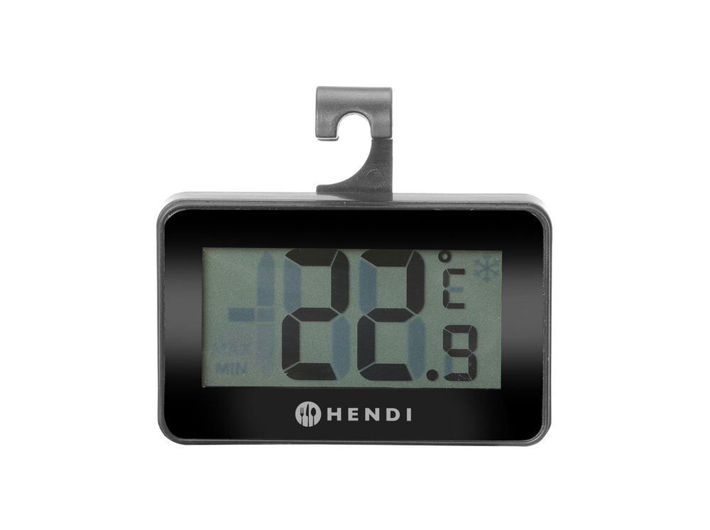 Hendi Koelkastthermometer | digitaal | HENDI | Zwart