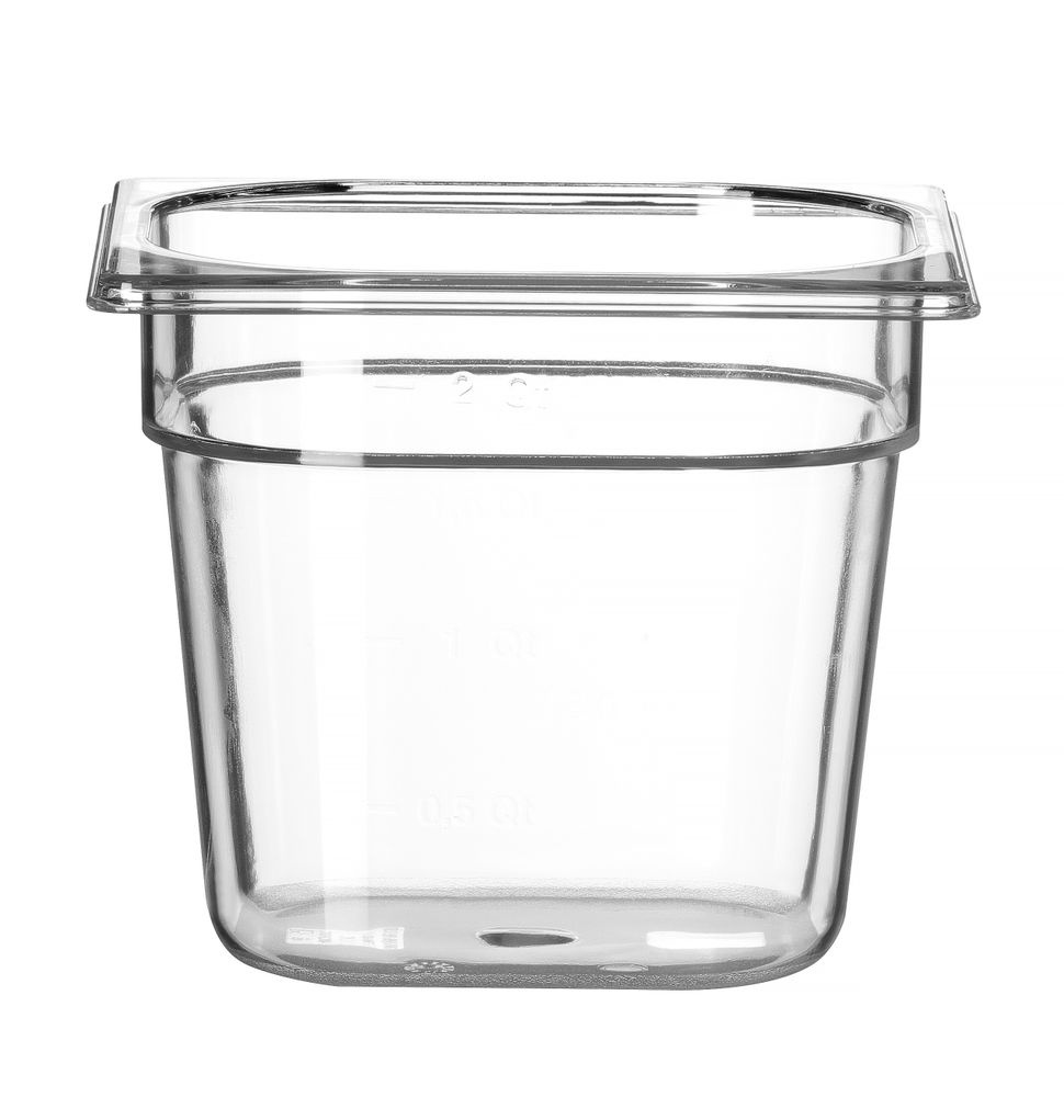 Hendi Gastronormbak tritan GN 1/6 | HENDI | COOL | 2,3L | (H)150mm | Transparant