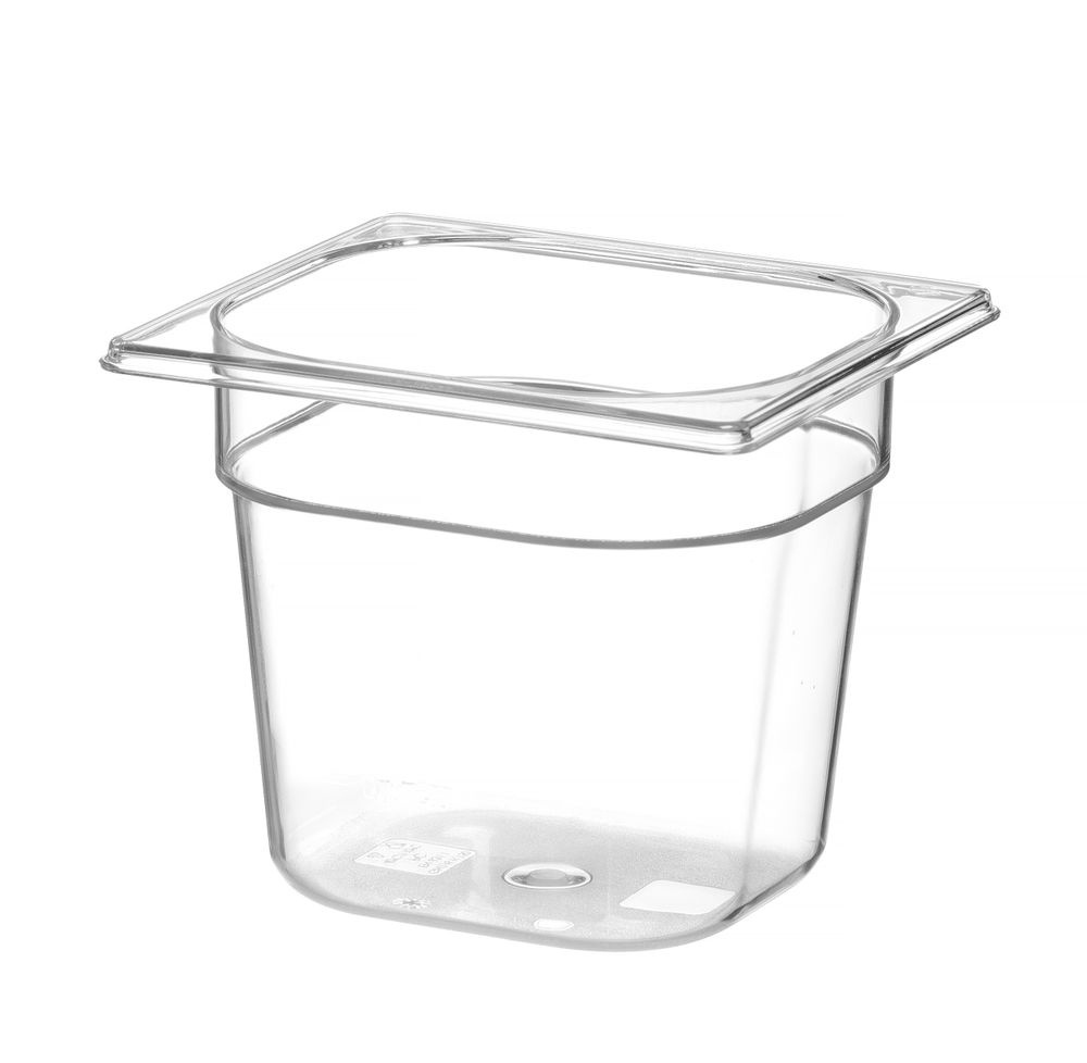 Hendi Gastronormbak tritan GN 1/6 | HENDI | COOL | 2,3L | (H)150mm | Transparant, foto 2 van 2