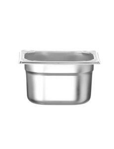 Hendi Gastronormbak RVS GN 1/6 | HENDI | Profi Line PLUS | 1,6L | (H)100mm | Zilver