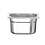Hendi Gastronormbak RVS GN 1/6 | HENDI | Profi Line PLUS | 1,6L | (H)100mm | Zilver