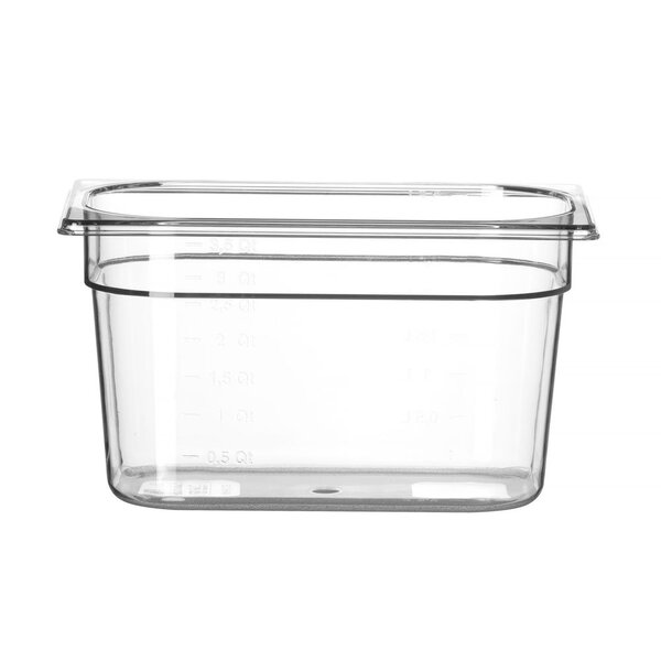 Hendi Gastronormbak tritan GN 1/4 | HENDI | COOL | 4,8L | (H)200mm | Transparant