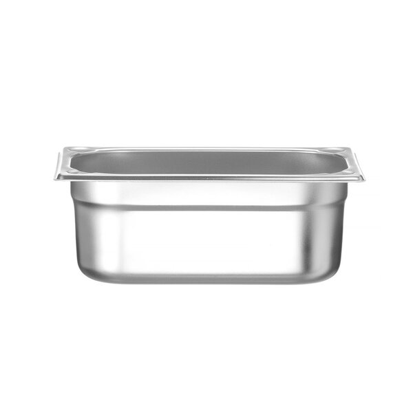 Hendi Gastronormbak RVS GN 1/4 | HENDI | Profi Line PLUS | 2,8L | (H)100mm | Zilver