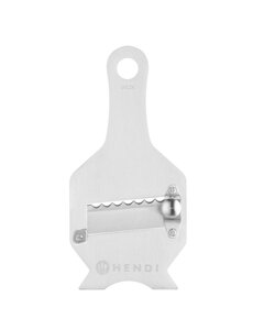 Hendi Truffelschaaf | HENDI | Gekartelde snede. | Zilver