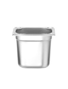 Hendi Gastronormbak RVS GN 1/6 | HENDI | Profi Line PLUS | 2,4L | (H)150mm | Zilver
