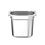 Hendi Gastronormbak RVS GN 1/6 | HENDI | Profi Line PLUS | 2,4L | (H)150mm | Zilver
