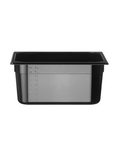 Hendi Gastronormbak tritan GN 1/2 | HENDI | COOL | 9L | (H)150mm | Zwart