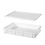 Hendi Pizzadeegdoos 600x400 | AmerBox | Profi Line | Wit | 600x400x(H)100mm | Rechthoekig