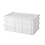Hendi Pizzadeegdoos 600x400 | AmerBox | Profi Line | Wit | 600x400x(H)100mm | Rechthoekig