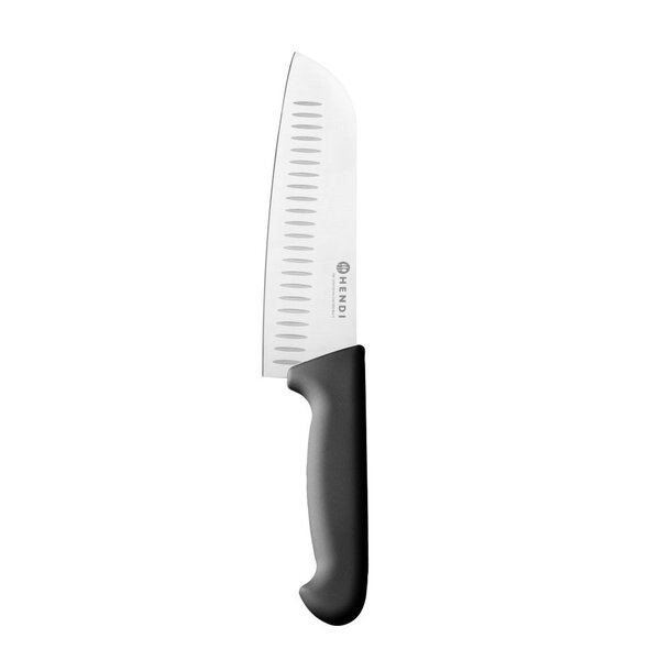 Hendi Santoku mes | 180 mm | universeel | HENDI | Profi Line | Zwart | (L)295mm