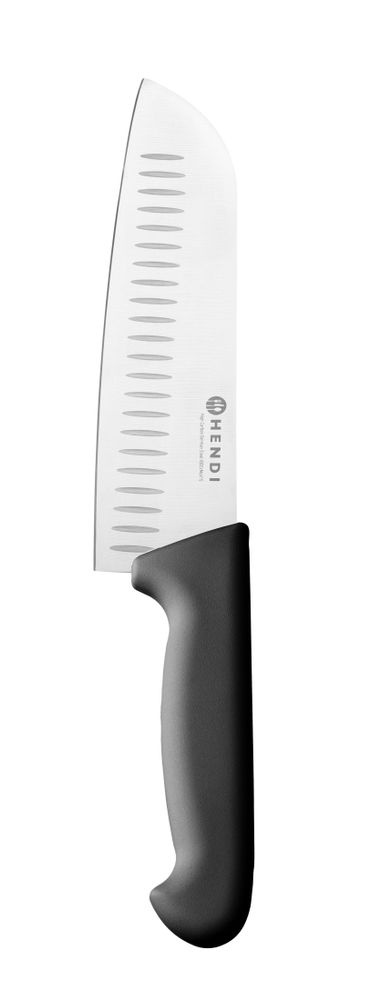 Hendi Santoku mes | 180 mm | universeel | HENDI | Profi Line | Zwart | (L)295mm