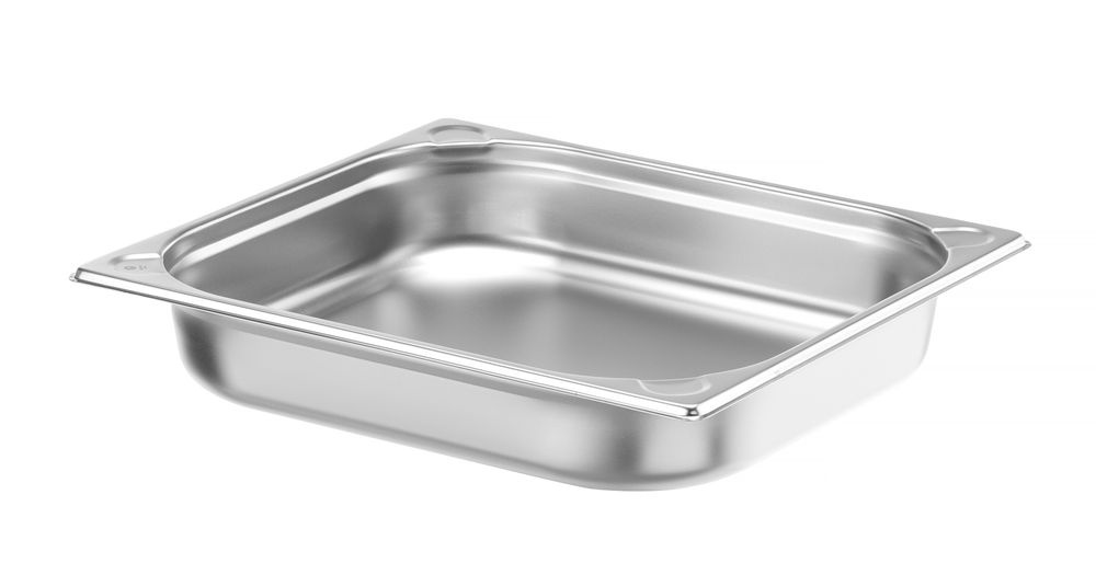 Hendi Gastronormbak RVS GN 2/3 | HENDI | Profi Line PLUS | 5,5L | (H)65mm | Zilver, foto 2 van 2