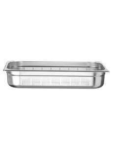 Hendi Gastronormbak RVS GN 1/1 | HENDI | Profi Line PLUS | geperforeerd | 2,5L | (H)20mm | Zilver