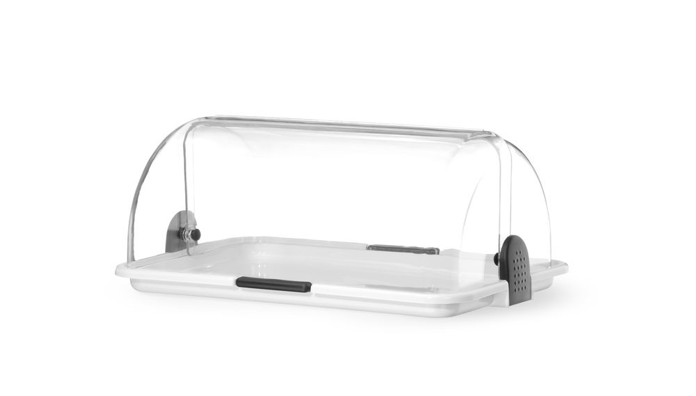 Hendi Rolltop display | HENDI | Wit | 380x260x(H)170mm | Rechthoekig, foto 2 van 5