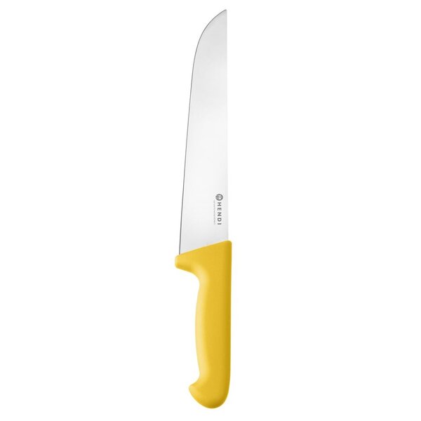 Hendi Slagersmes | 250 mm | HACCP | HENDI | Profi Line | Geel | (L)381mm