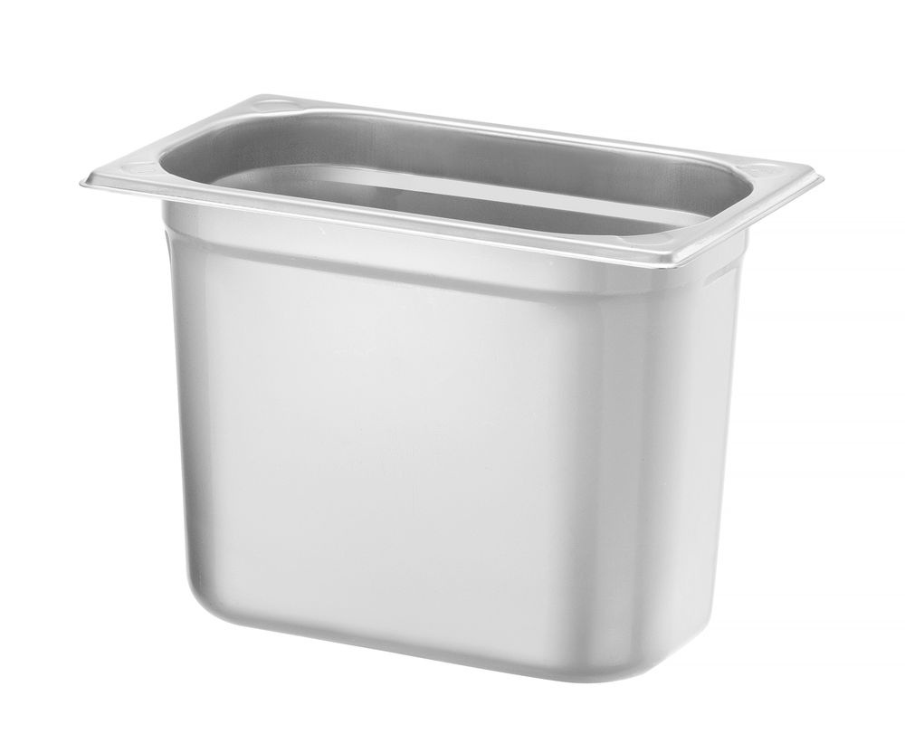 Hendi Gastronormbak RVS GN 1/4 | HENDI | Profi Line PLUS | 5,5L | (H)200mm | Zilver
