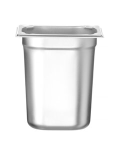 Hendi Gastronormbak RVS GN 1/6 | HENDI | Profi Line PLUS | 3,4L | (H)200mm | Zilver
