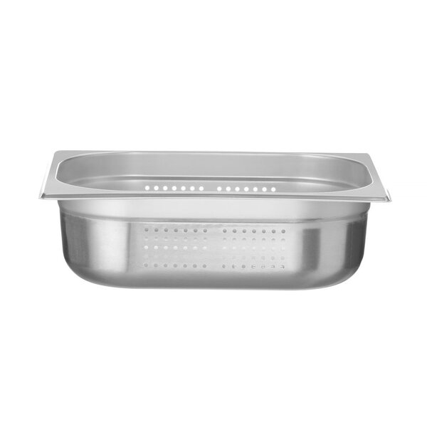 Hendi Gastronormbak RVS GN 1/2 | HENDI | Profi Line PLUS | geperforeerd | 9,5L | (H)150mm | Zilver