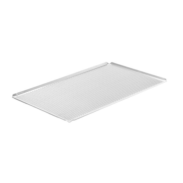 Hendi Tray | geperforeerd | 4 randen | HENDI | Zilver | 600x400x(H)10mm | Rechthoekig